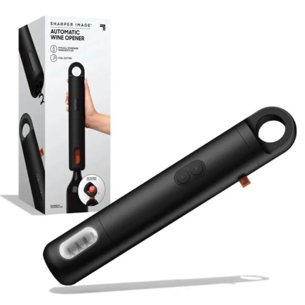 *FIRM PRICE* NIB - SHARPER IMAGE AUTOMATIC WINE BOTTLE OPENER